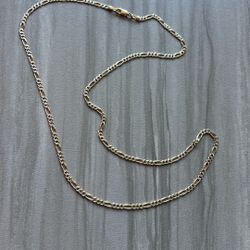 14k Gold Necklace 9.5g Figaro