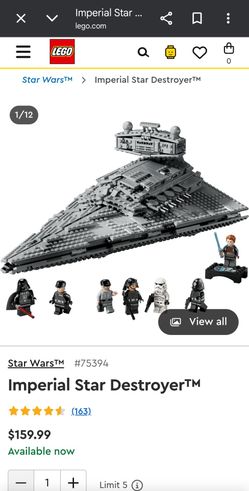 LEGO Star Wars Imperial Star Destroyer #75394