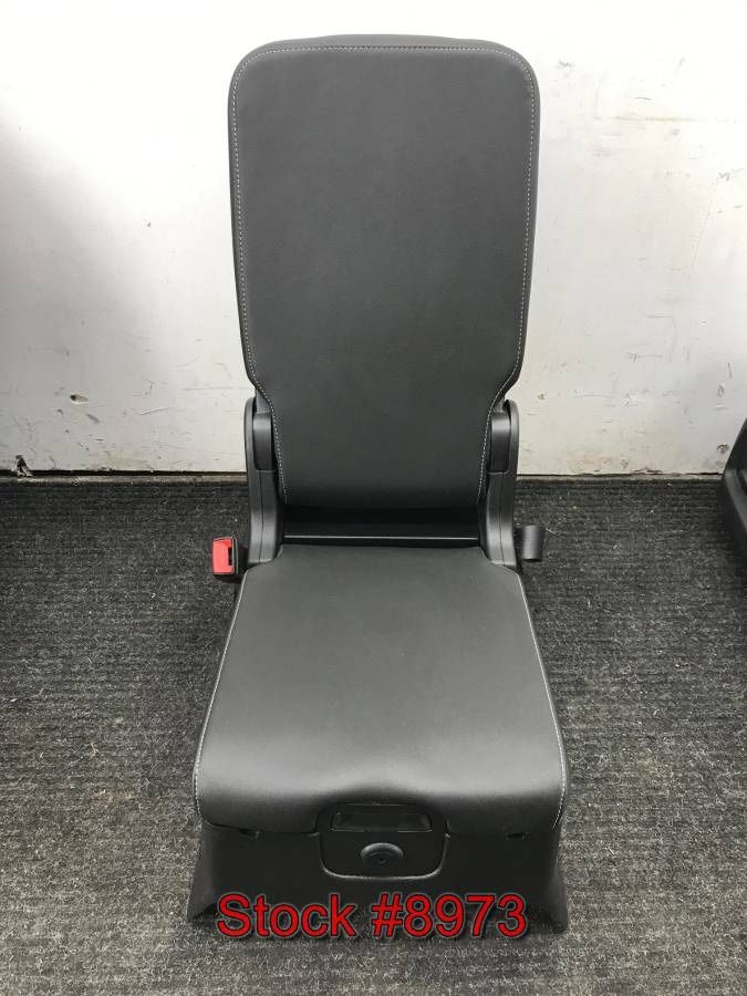 Front 40/20/40 Bucket Bench Console Seats From 2016 Chevy Silverado Black Leather Heated Front