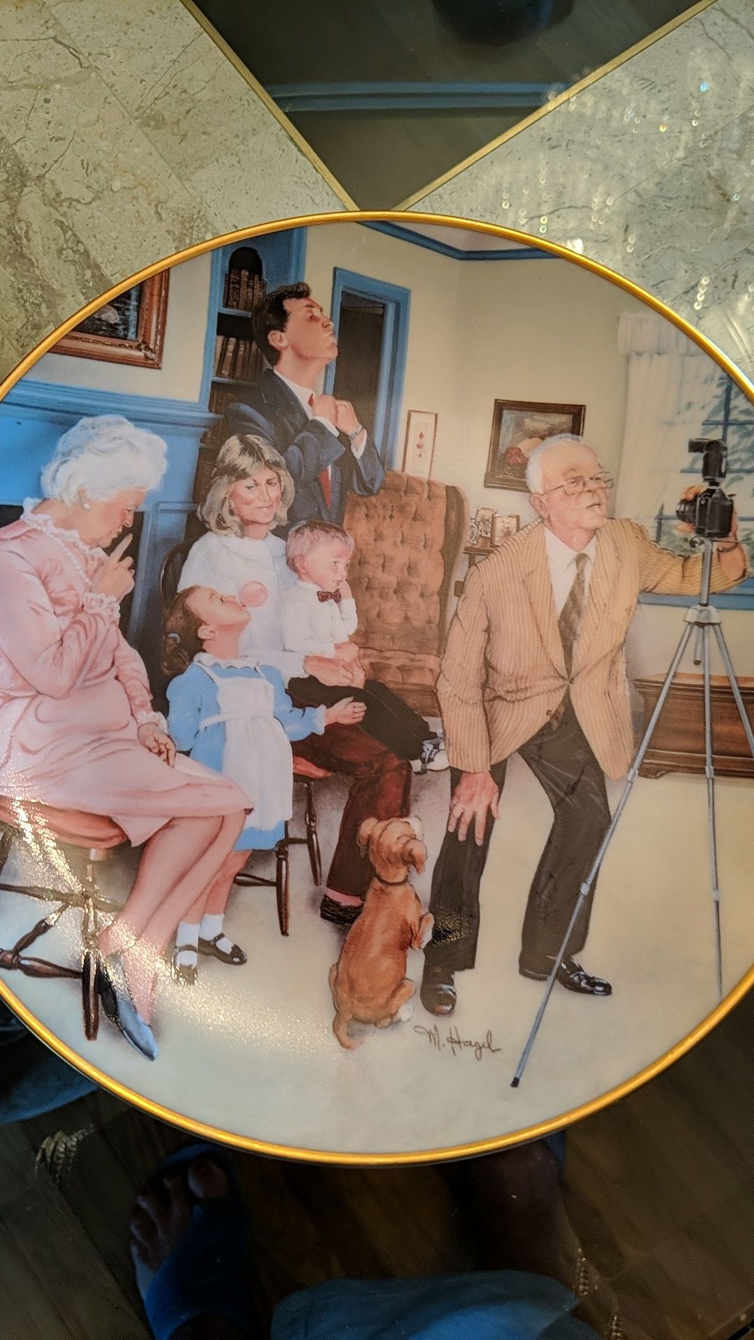 "Family Portrait" by Michael Hagel Plate