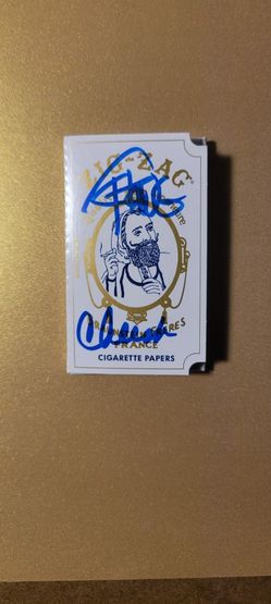 Cheech&Chong Signed ZIG ZAG W/COA