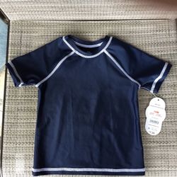 New With Tag - Toddler Size 2T And 18 month-Rash Guard Outdoor Sun Wear UPF 50 +  Machine Wash And Dry Top