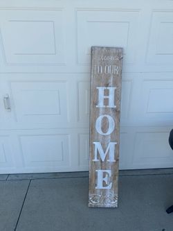 HOME sign from Hobby Lobby