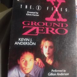 Vintage The X-Files Ground Zero Book On Two Tapes