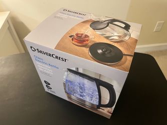 SILVERCREST GLASS ELECTRIC KETTLE