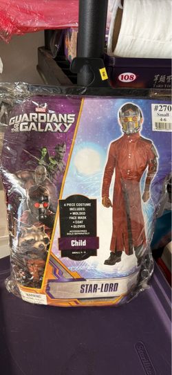 Marvel Star-Lord Child Costume Small 4-6