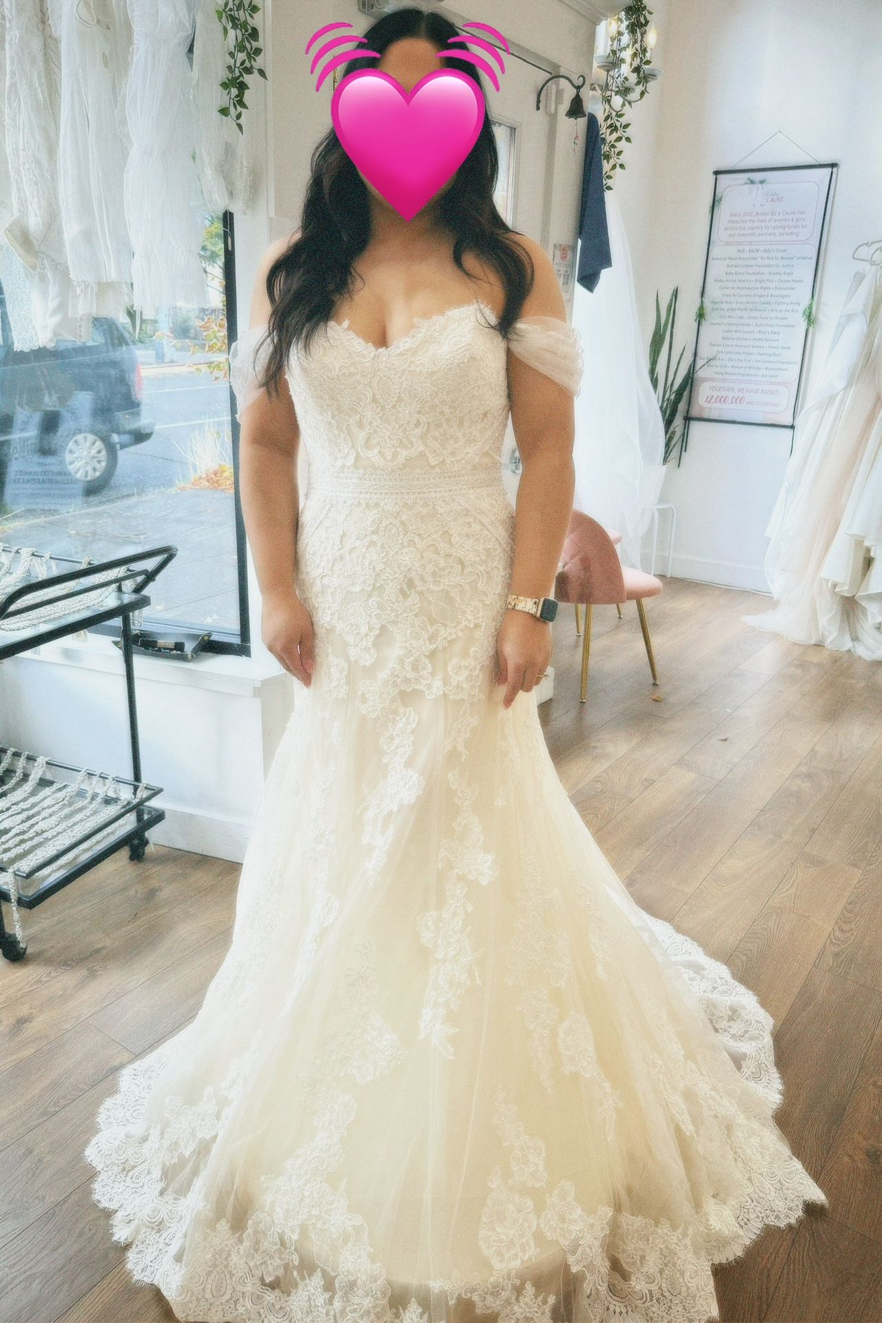 SIZE 8 WEDDING DRESS 