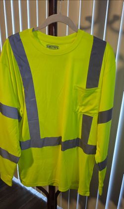 Hi Vis Class 3 Reflective Safety Shirt - Long Sleeve