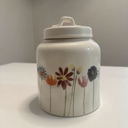 Rae Dunn Artisan Collection Floral Cookie Jar