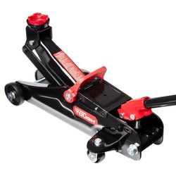 Hyper Tough T82011W Trolley Jack, 2 Ton Black and Red