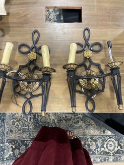 Metal Wall sconces