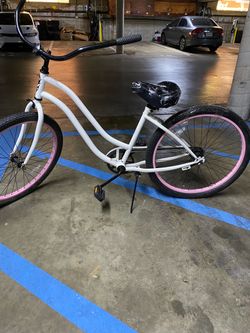 Sixthreezero Beach Cruiser Bike White Pink