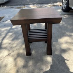 Cherry Wood Side Table End Table 