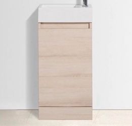 16” mini bathroom vanity