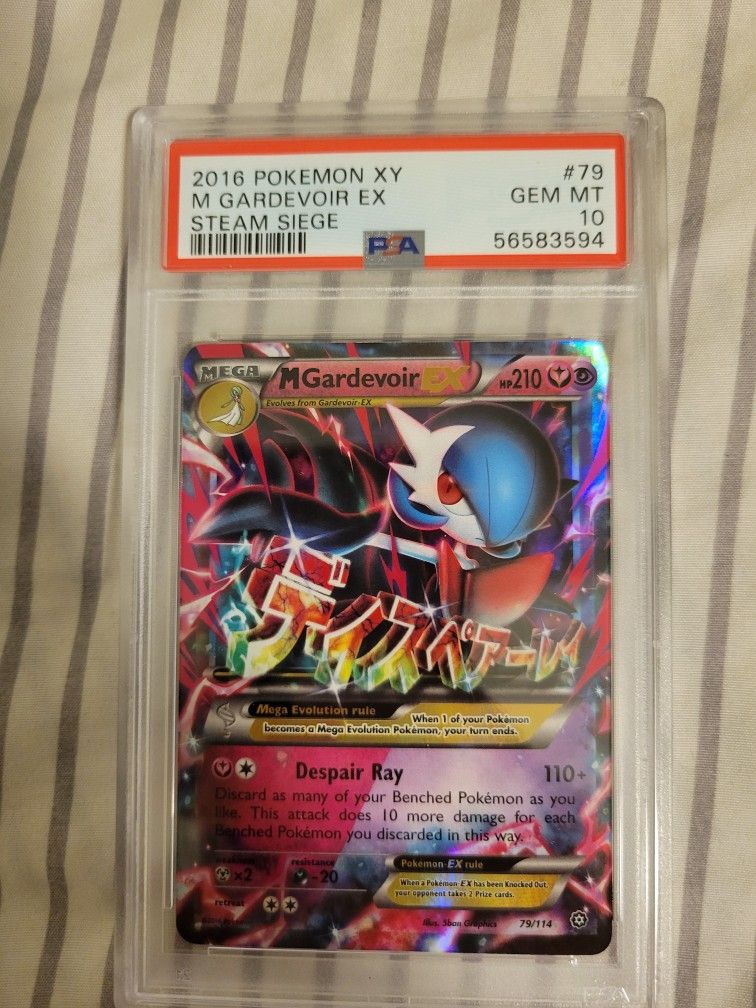 M Gardevoir Ex 2016 Steam Siege PSA 10 And Celebi Vidid Voltage PSA 10