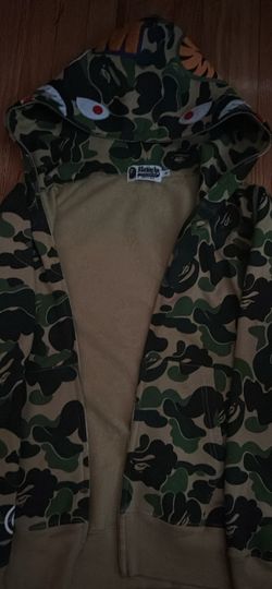 BAPE A Bathing Ape Camo Shark Hoodie
