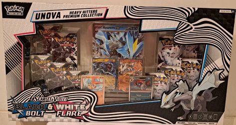 Pokemon TCG Unova Heavy Hitters Premium Collection Black Bolt White Flare NEW