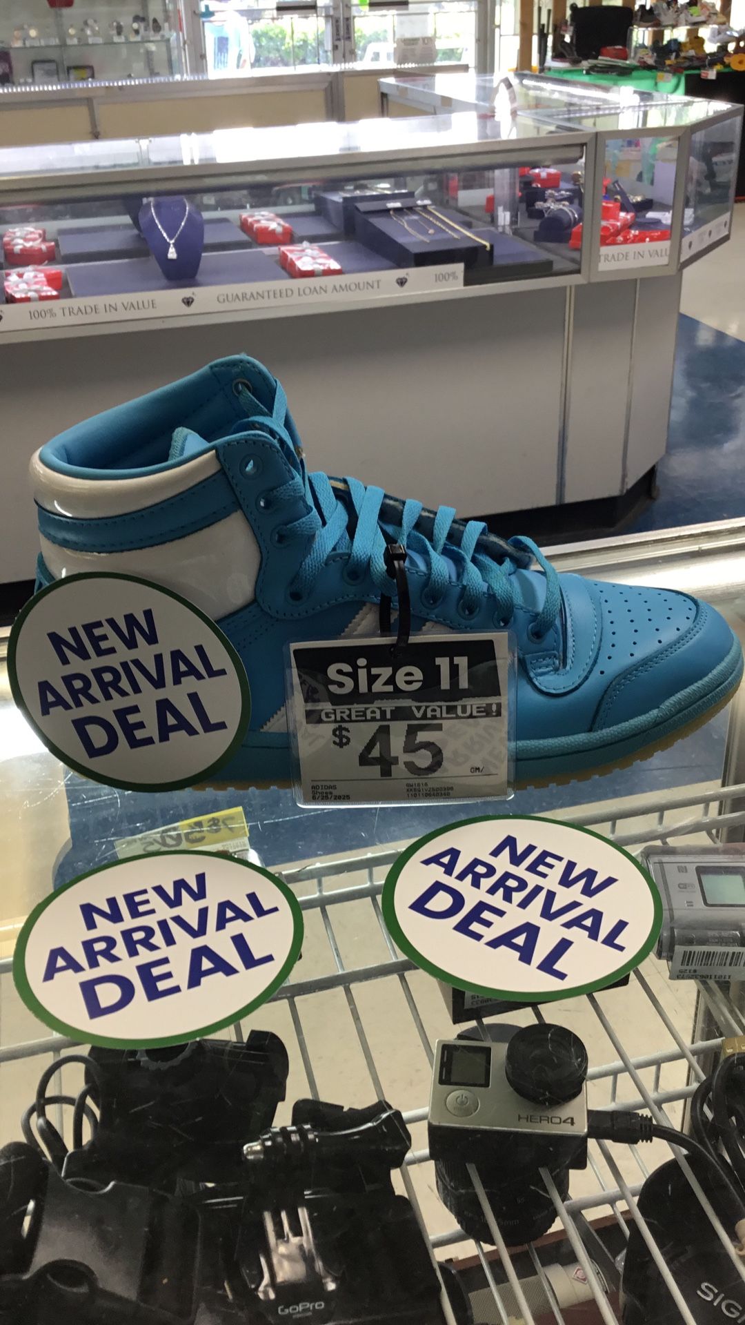 $45. Adidas Shoes.