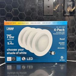 Feit Electric 5-6” inch led recessed downlights flood 