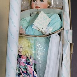 Hamilton Collection Porcelain Doll Amanda By Connie Welser Derek