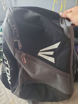 Easton Baseball Backpack Black Gray