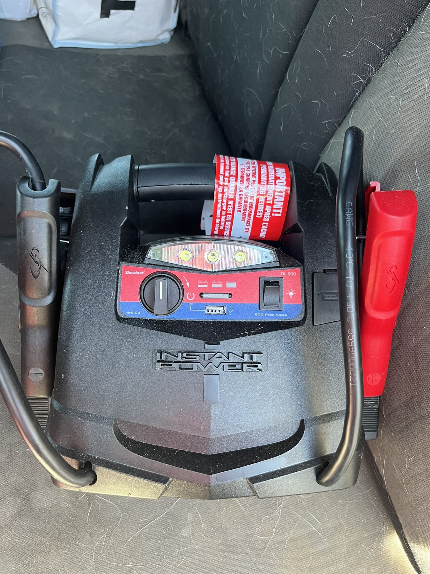 Duralast 800 Amps Portable Battery Jump Starter