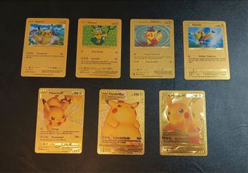 $5 for the 7 Pikachu cards together