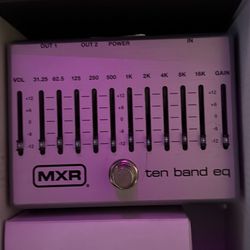 MXR 10 Band Eq Pedal 