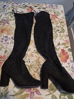 Black Suede Boots