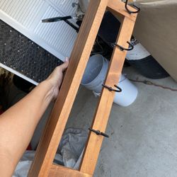 Shelf With Hooks