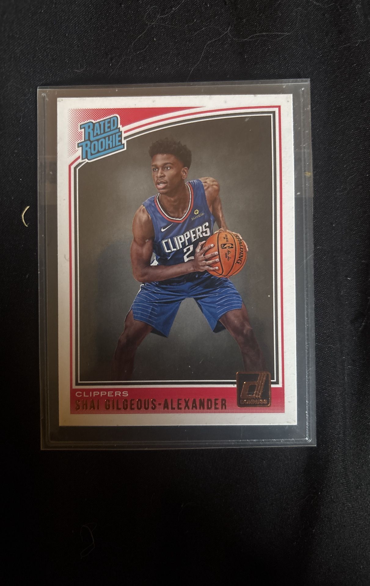 2018 Donnruss Rated Rookie Shia Gilgeous Alexander
