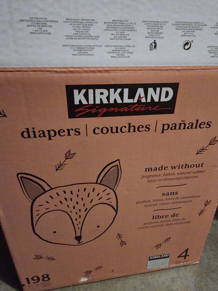 Kirkland Diapers Size 4