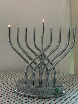 Contemporary LED Menorah by Avis