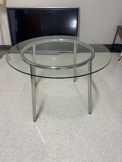 Round Glass Table