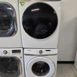 Front Load Washer And Electric Dryer Set Used In Good Condition With 90days Warranty from $775 Up To $850