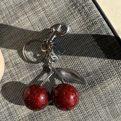 Coach Cherry Bag Charm