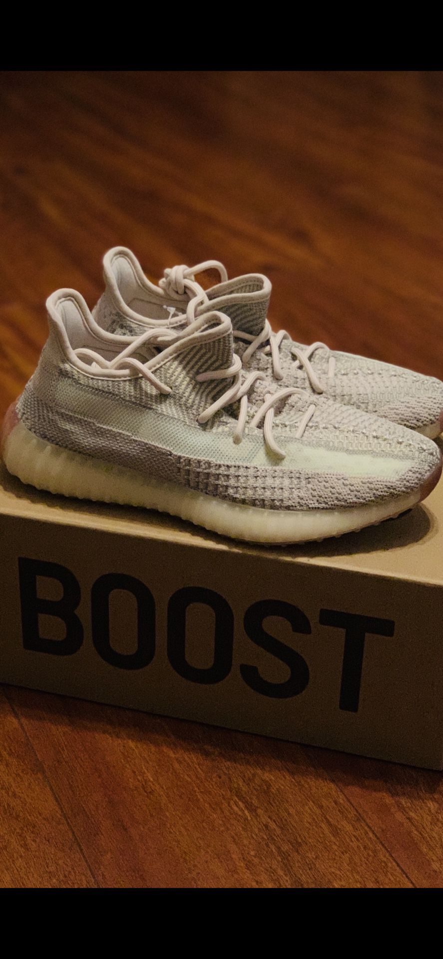 Adidas Yeezy Boost 350 v2 Citrin Non-Reflective Size 7. 100% Authentic