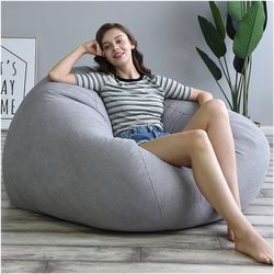 Big Gray Bean Bag