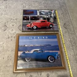 Framed Classic Car Pictures