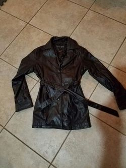 Leather jacket ladies