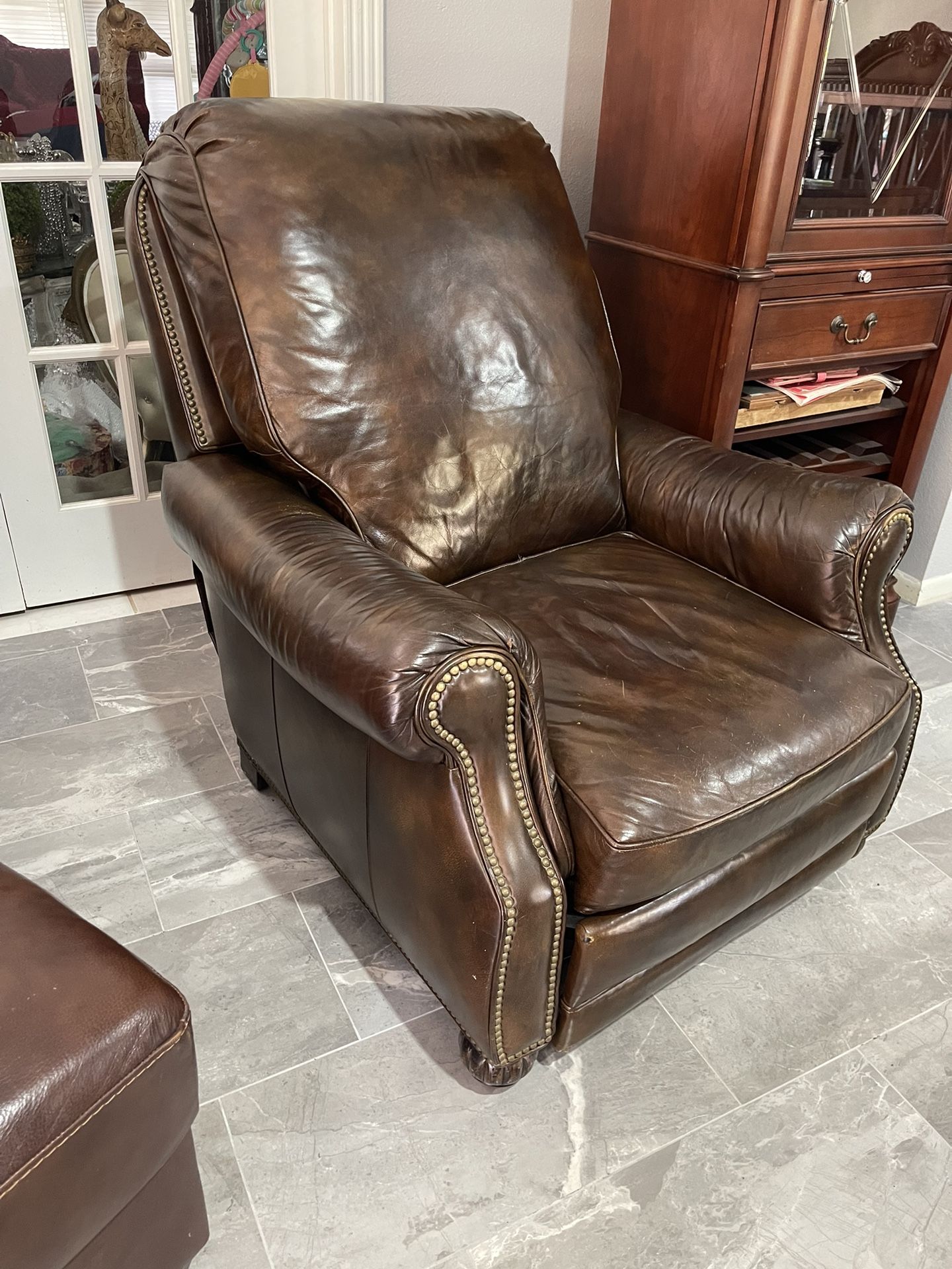 Brown Leather recliner