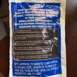 Model Rocket Recovery Wadding 