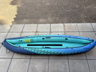 Tobin Sports Wavebreak Inflatable 2 Person Kayak for Fishing or Leisure Great Condition
