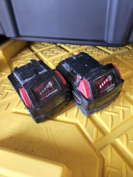 Milwaukee Batteries 