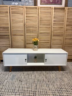 White TV Stand