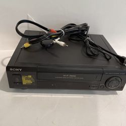 Sony SLV-660HF VCR 4 Head HIFI Stereo VHS Recorder Player Tested