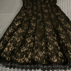 Beautiful Strapless Lace Dress