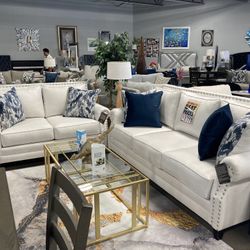 4TH OF JULY SALE🚨‼️ Elegent Sofa Loveseat💙✨ $1,899