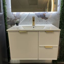 END OF YEAR SALE ~ Modern PVC Bathroom Vanity - 30 inches