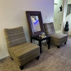 Pair of Two Accent Chairs 